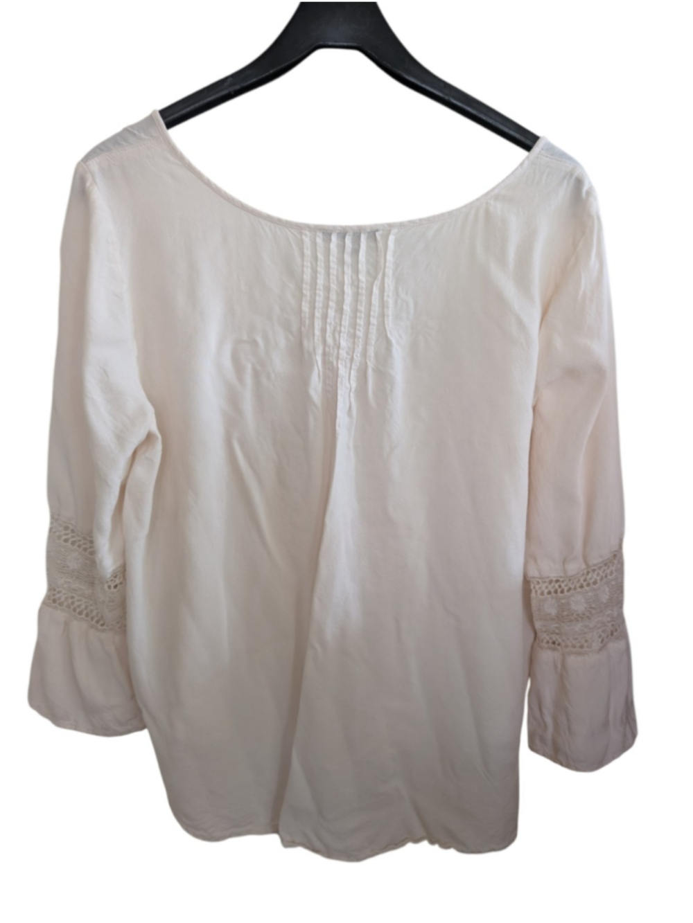 American Eagle white button down boho chic festival blouse Size XL - Picture 3 of 7